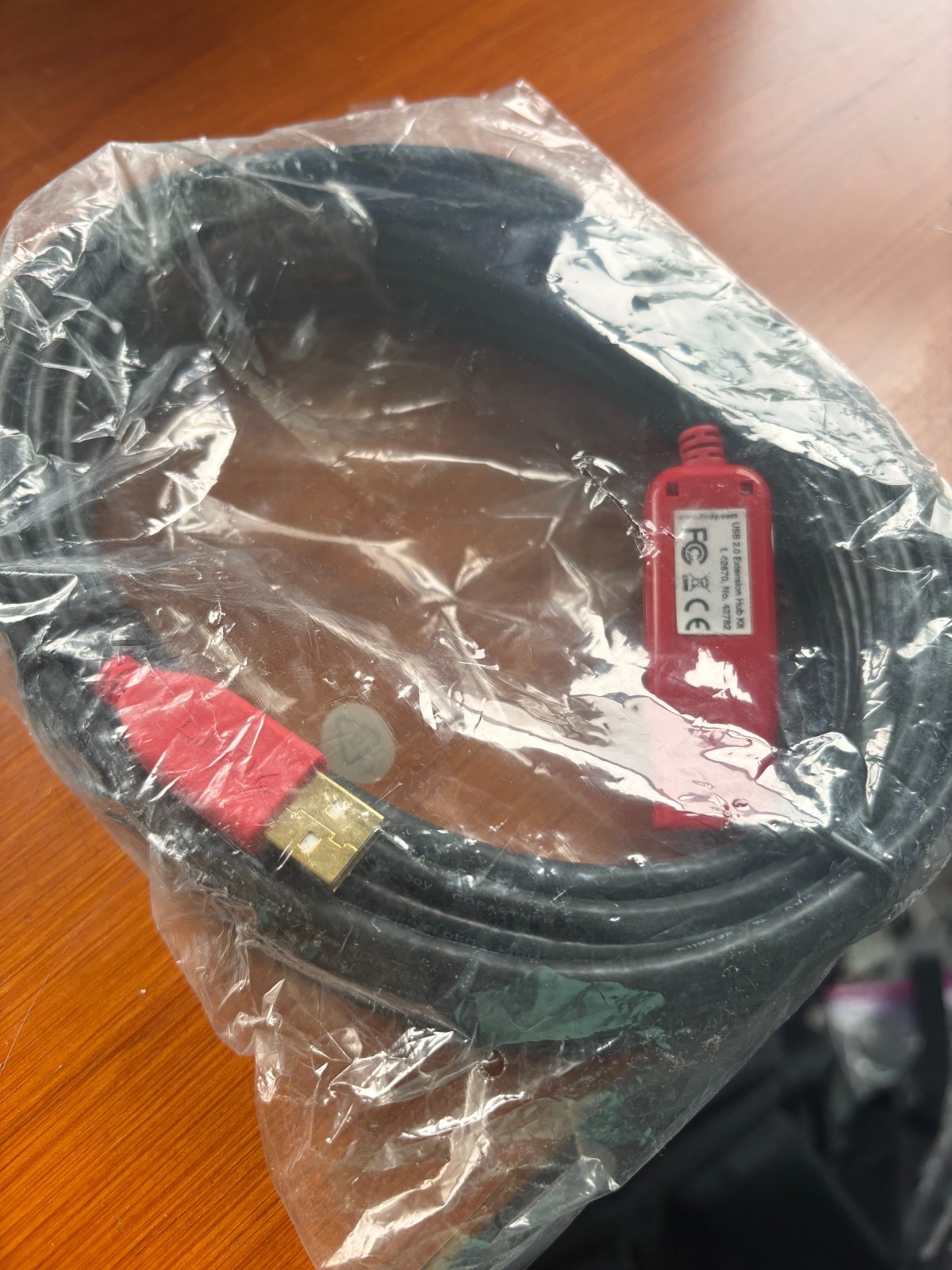 Lindy 42782 12m USB 2.0 Cable 12m USB A USB A Male Female Black USB cable