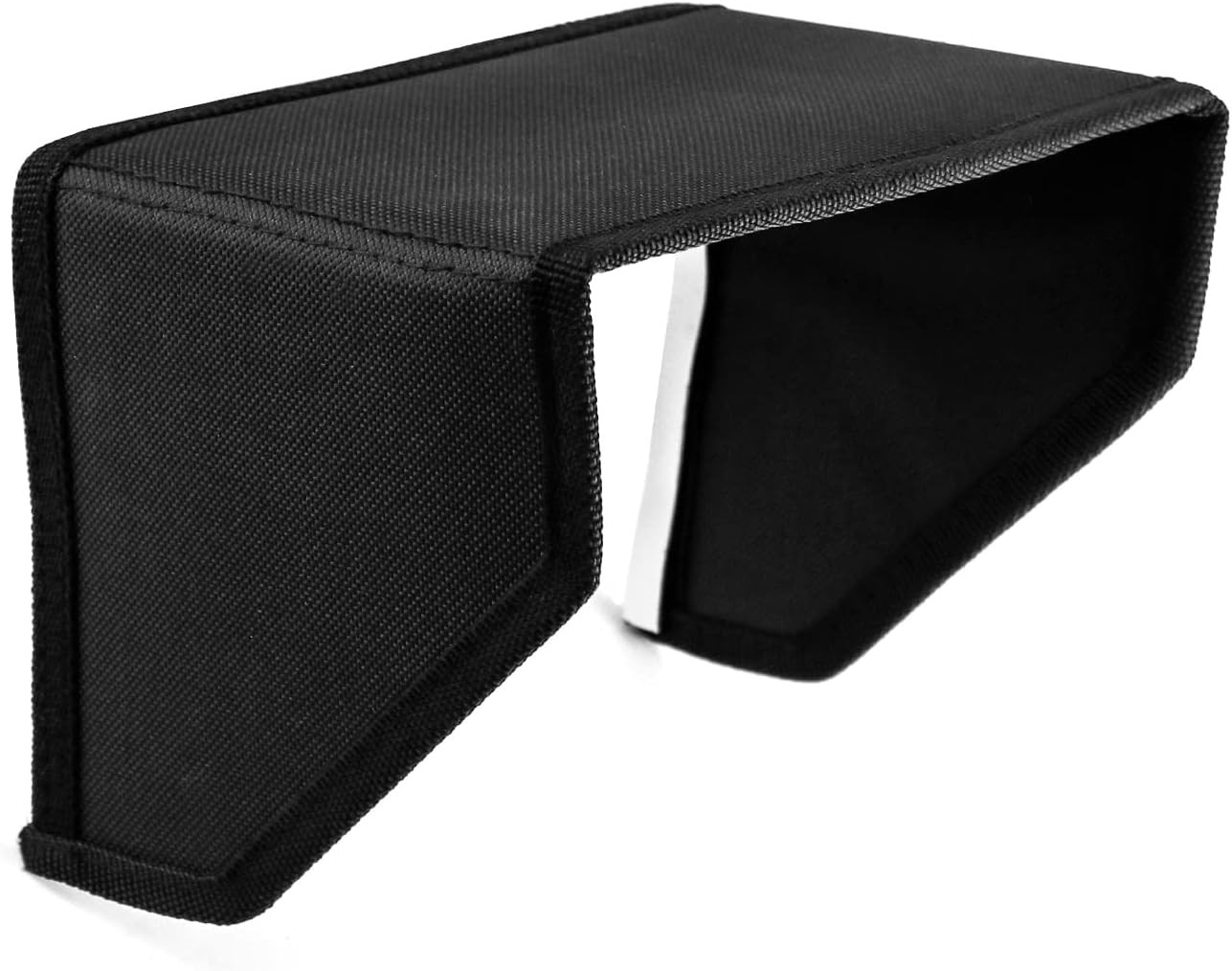 7” LCD Monitor Sun Hood | All-Sides Shade, Hook-&-Loop, Fits 6.5–7 Inch Screens