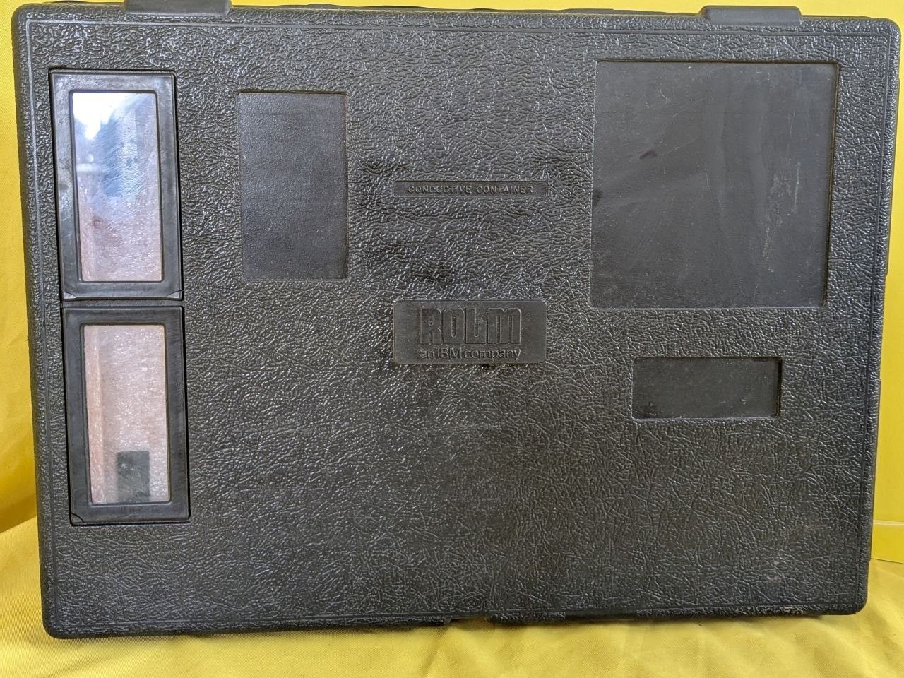Vintage ROLM an IBM Company Conductive Hard Carry Case w/ Foam Insert RE