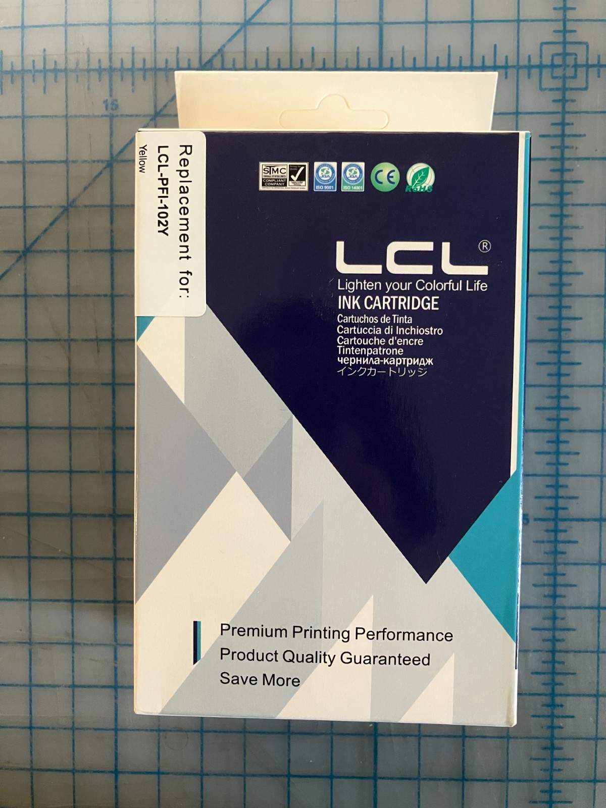 GENUINE LCL 130ml Ink Cartridges Canon PFI-102 Y  Yellow