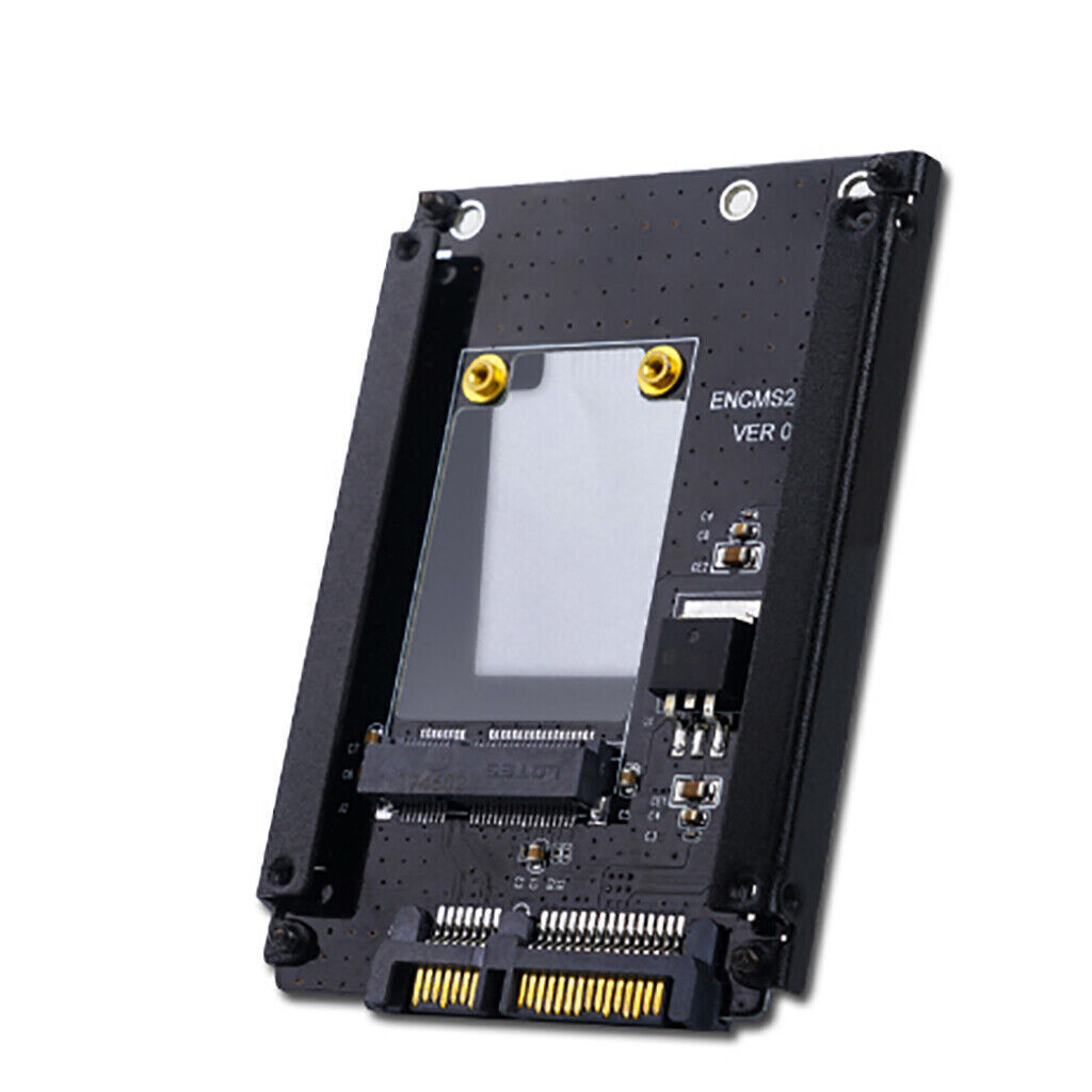 mSATA to SATA 22Pin Adapter Card MinSATA to SATA3.0 SSD Expansion Card 6Gbps New