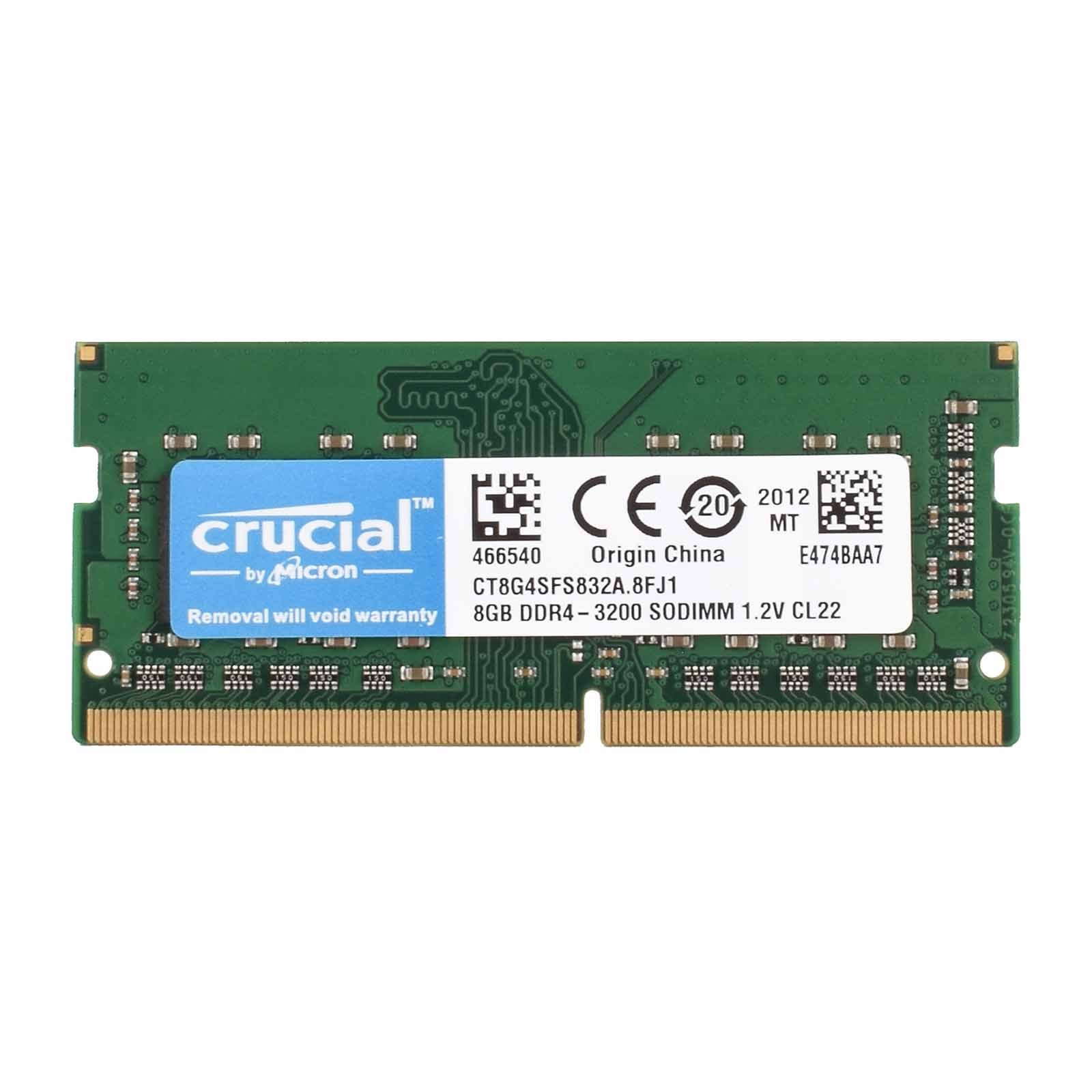Crucial DDR3/DDR4 Laptop 4GB/8GB/16GB 1600/1866/2400/3200 SODIMM Memory RAM Lot