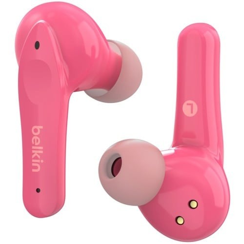Belkin SOUNDFORM Nano True Wireless Earbud Stereo Earset - Pink - Binaural - ...