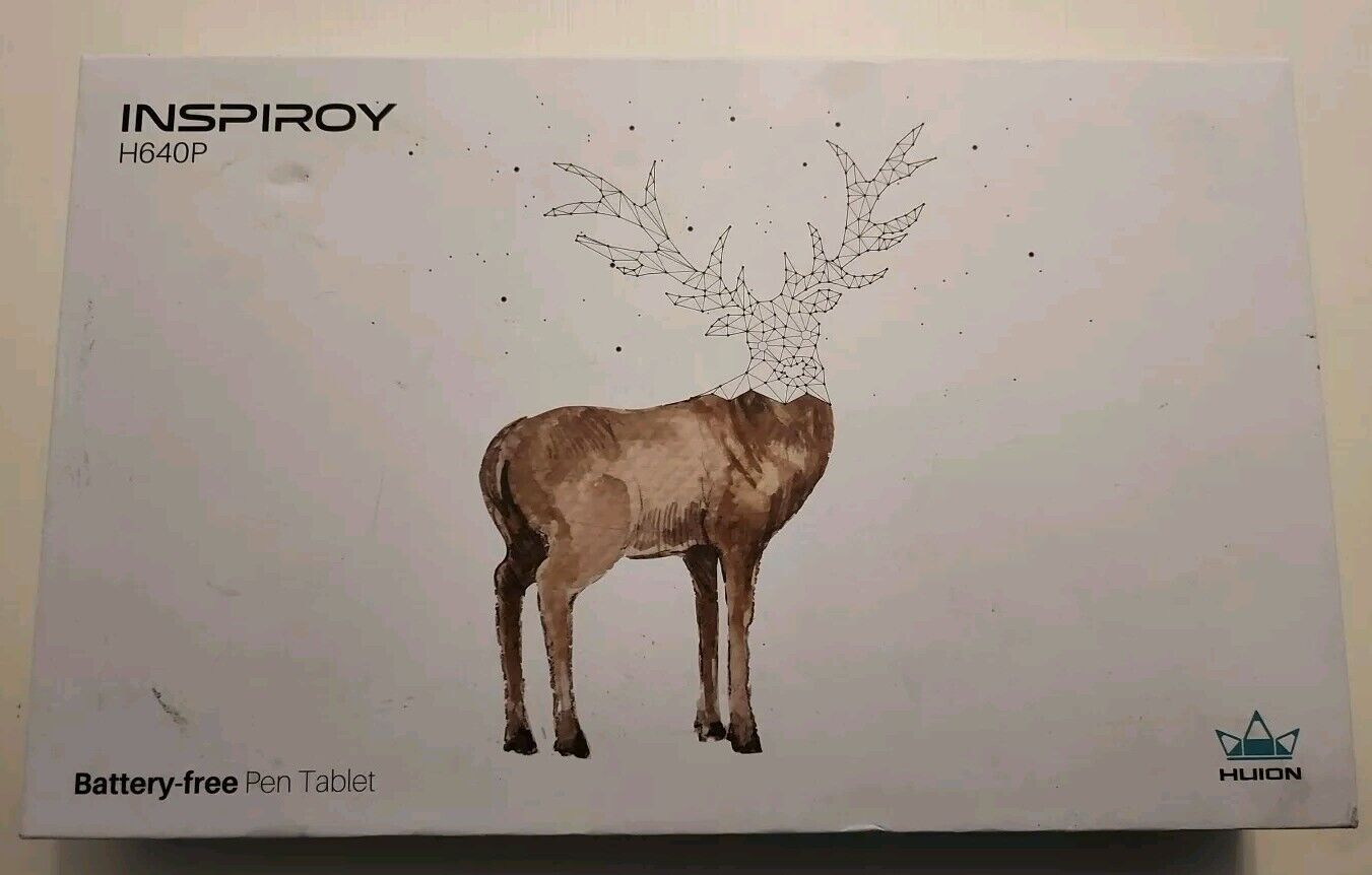 NEW NIB Factory Sealed Huion Inspiroy H640P Graphics Drawing Tablet