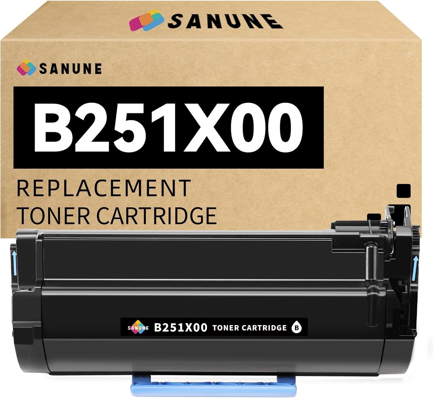 High Yield Black Toner Cartridge Lexmark B251X00 B250XA0 for B2546 B2546dn, 4019