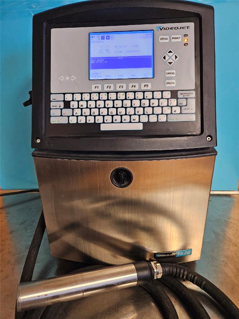 VIDEOJET 1620 392178-491-01 50/60 Hz INDUSTRIAL INKJET PRINTER CODING MACHINE