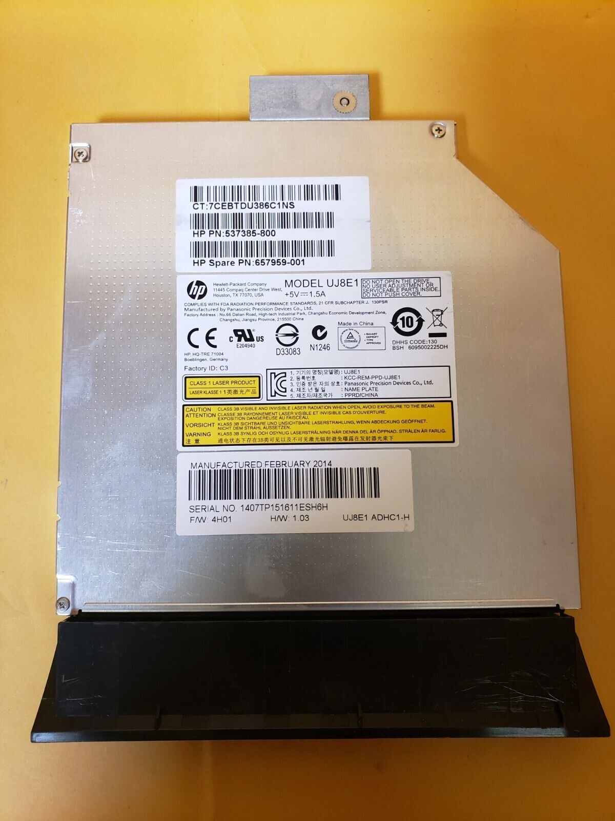 HP Pavilion 23 8200 Elite TouchSmart 520 SATA DVD Burner 537385-800