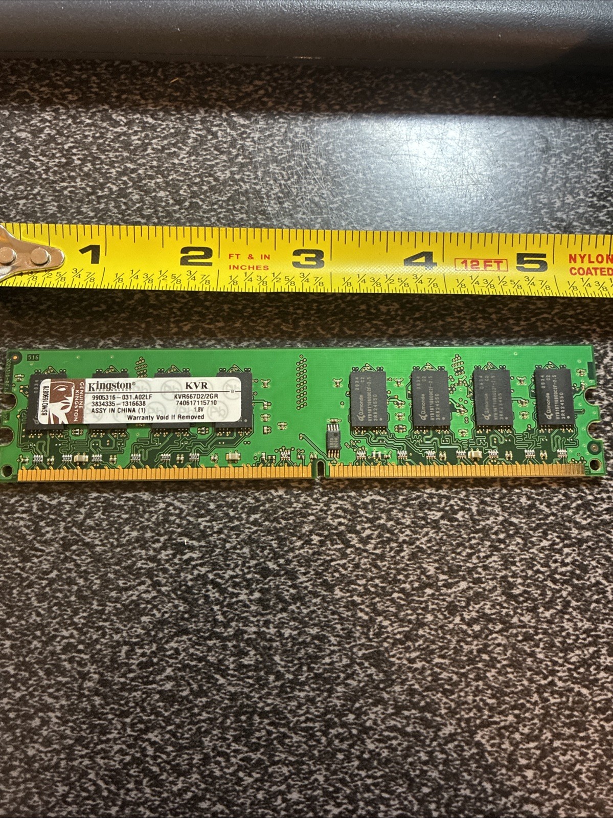 KINGSTON 2GB DDR2 SODIMM LAPTOP MODULE 667MHz PC2-5300