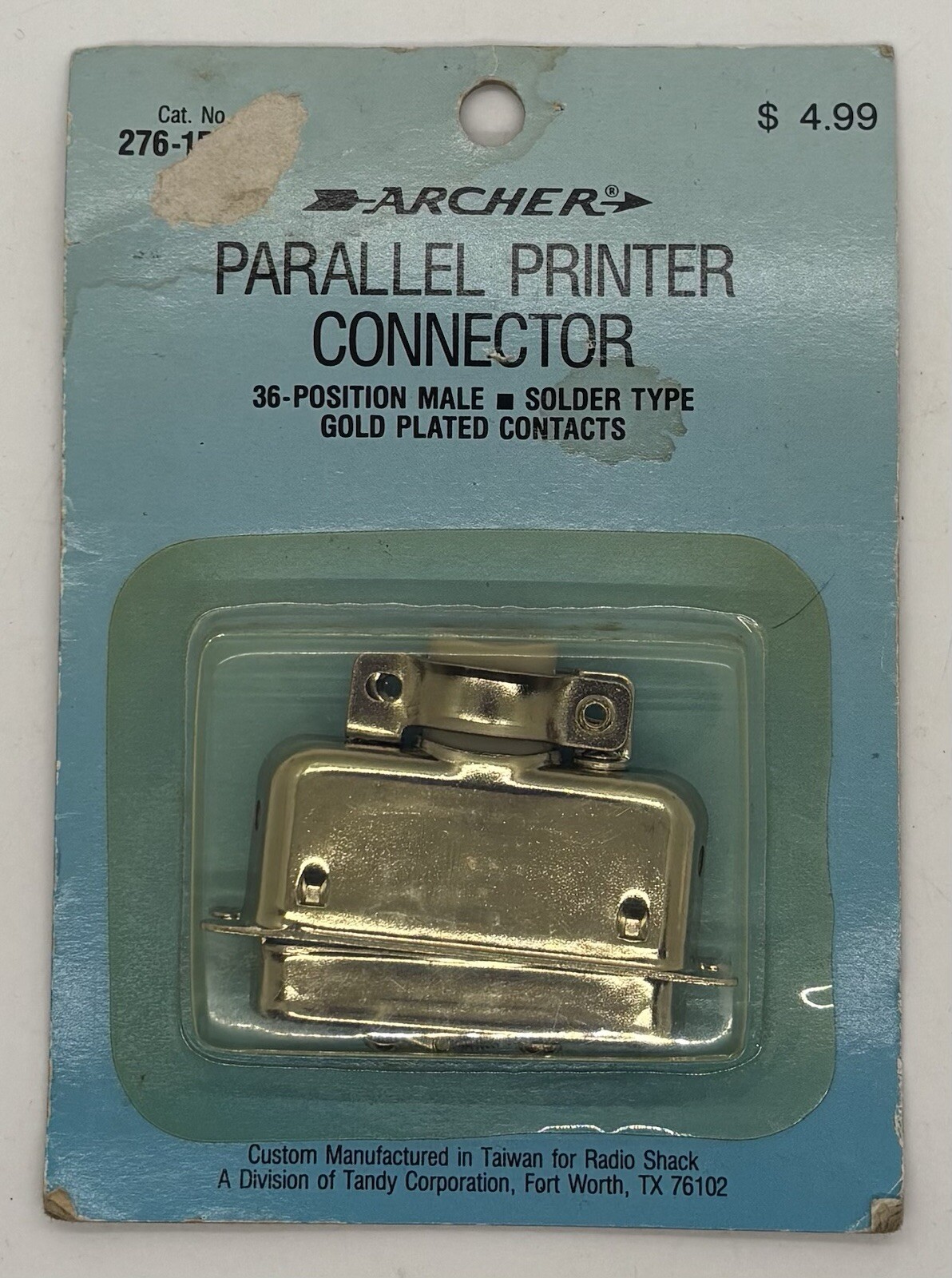 VTG Archer/ Radio Shack, Parallel Printer Connector, 36 Position, 276-1534A, NOS