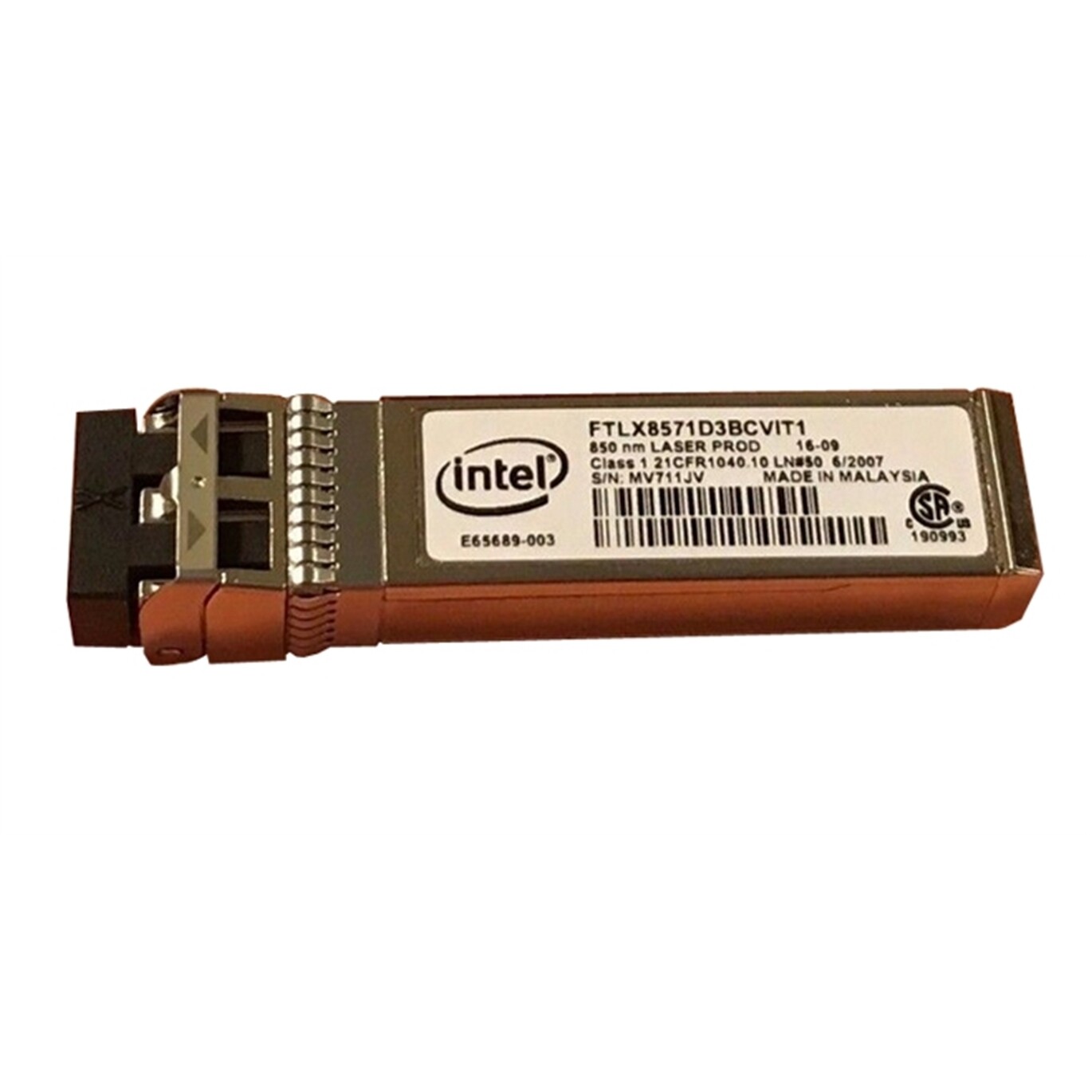 Intel FTLX8571D3BCVIT1 Transceiver, Silver