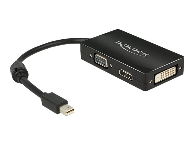 Delock Adapter Displayport mini > VGA HDMI DVI 24+ Adapter 62631