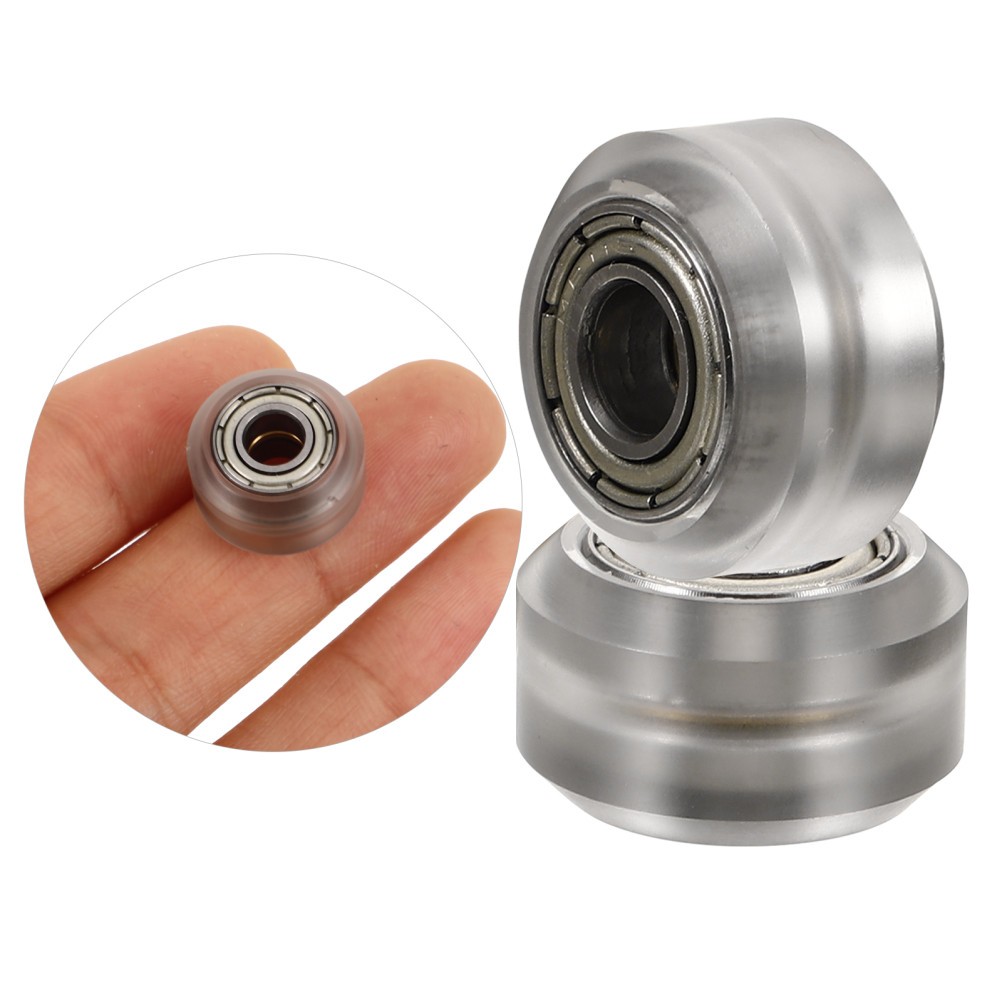 6Pcs Durable Plastic Printer Pulley Wheels for 3D Printer Accessories Silver