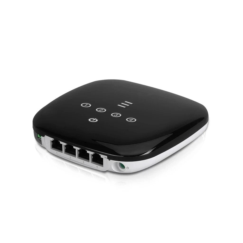 Ubiquiti UFiber WiFi GPON 4-Port Router with WiFi   2.4 Gbps (used)