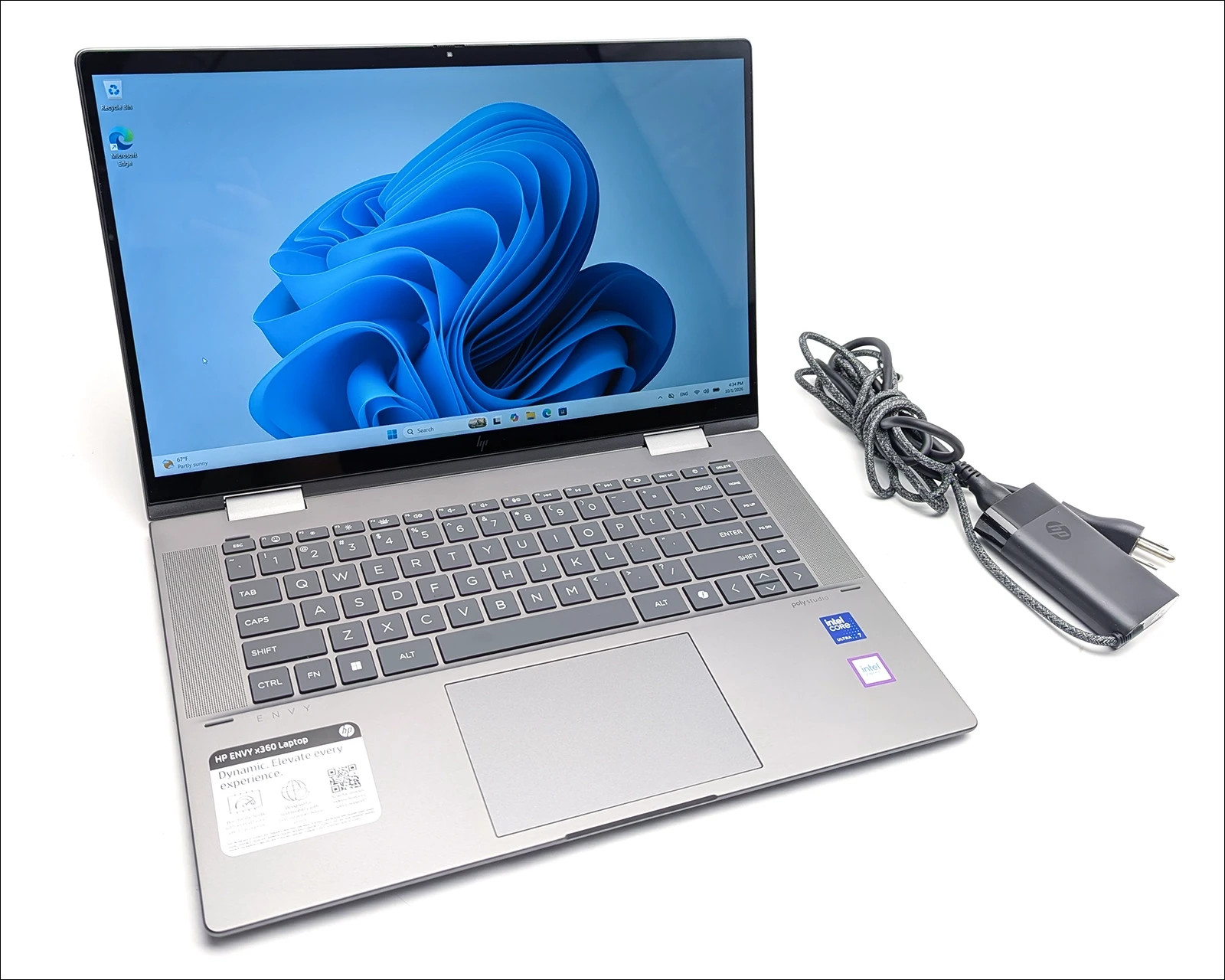 HP Envy x360 15.6" 2-in-1 Touchscreen Laptop Core Ultra 7 155U 16GB 512GB SSD