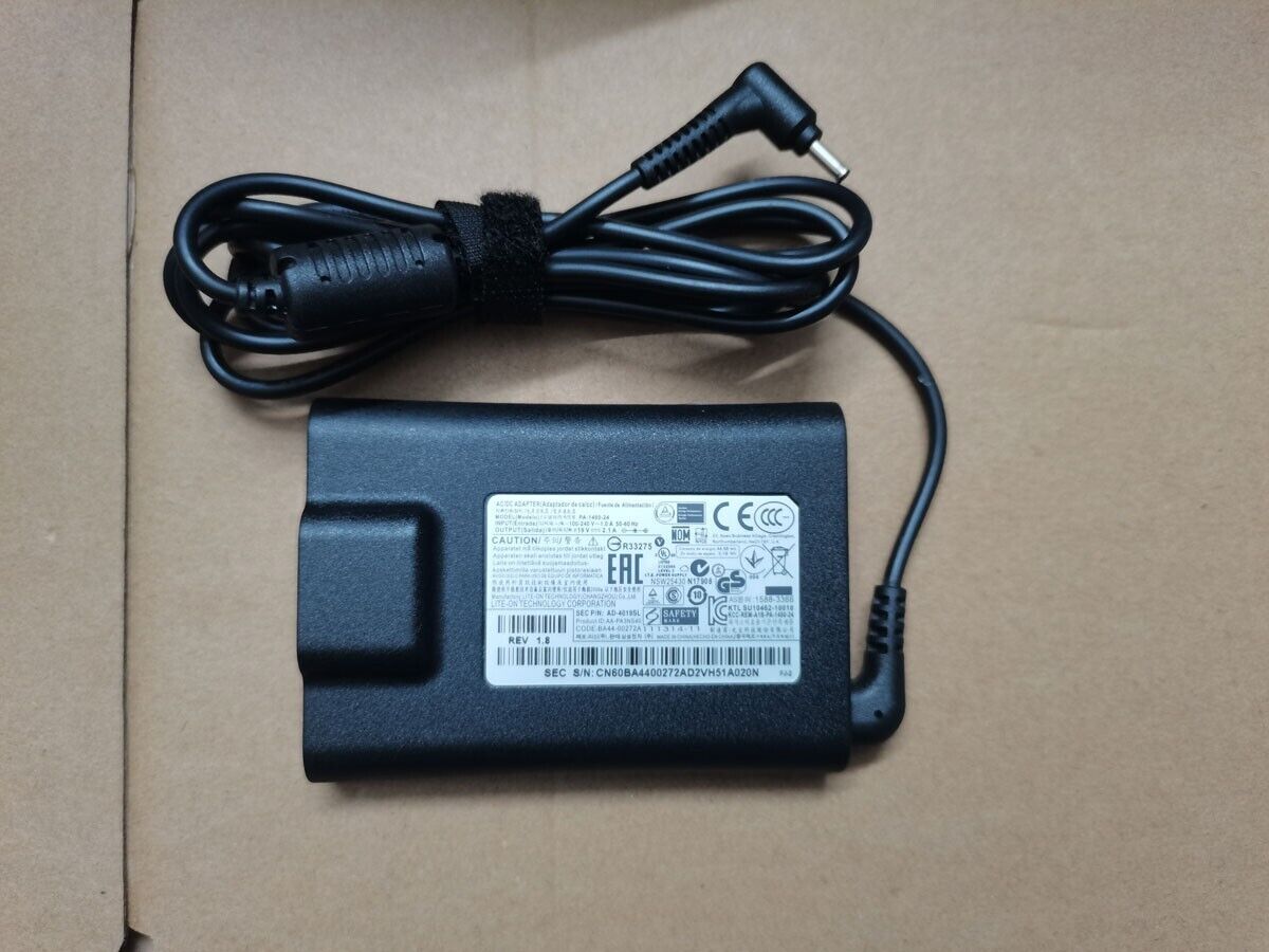 19V 2.1A 40W PA-1400-24 For Samsung NP540U4E-K01AE AC Adapter Original NEW Slim