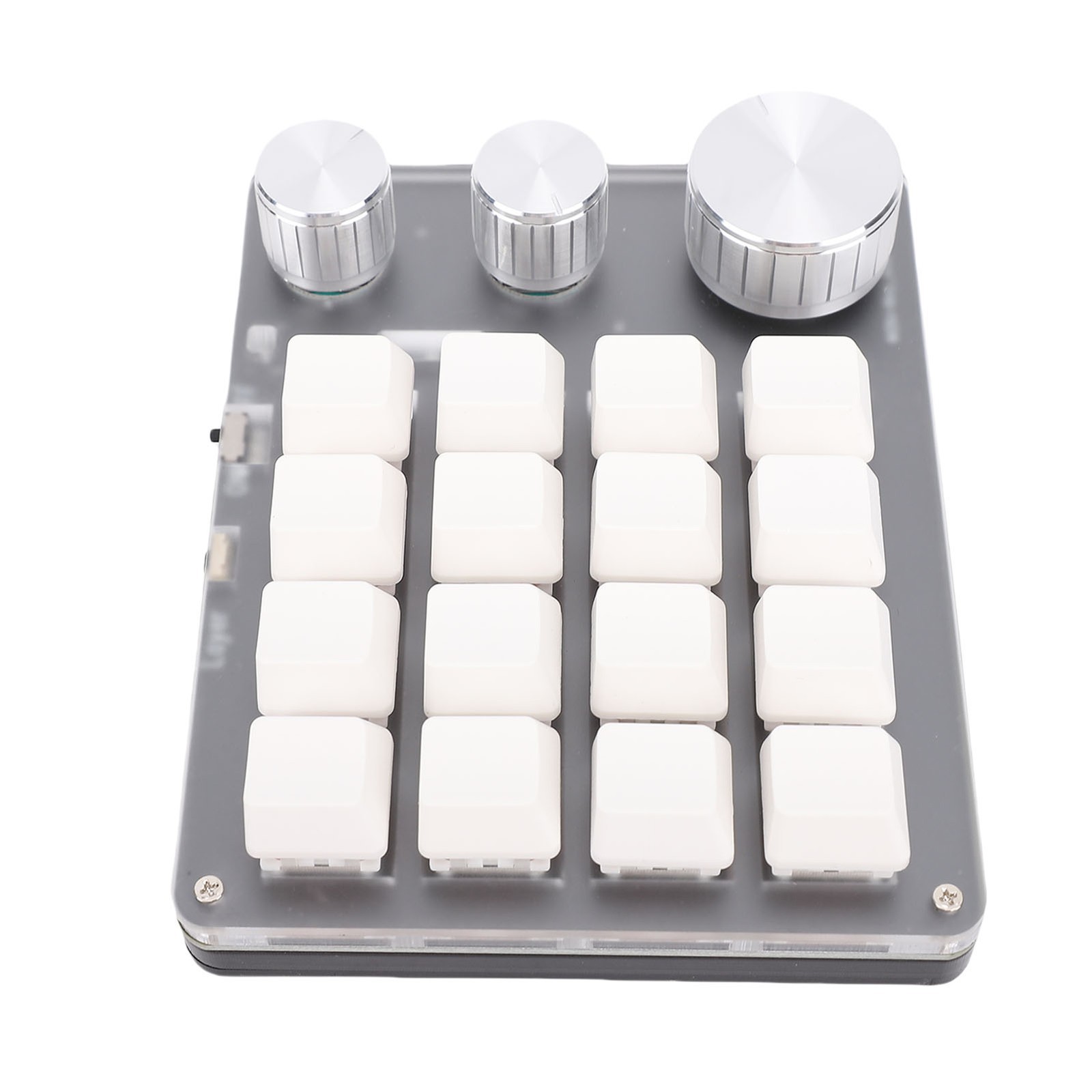 Keyboard 16 Key 3 Knobs BT 2.4G Wired 3 Modes Red Switch Customize Mechanic MRIF