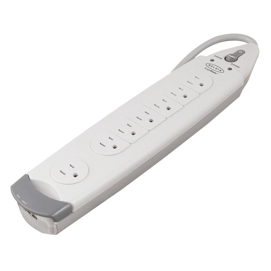 BELKIN 6.0 Feet 7 Outlets 1045 Joules SurgeMaster Home Series Model F9H710-06
