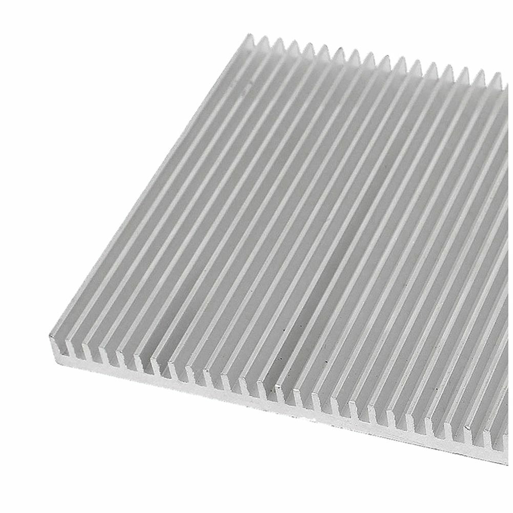 2pcs Aluminum Thermal Heat Sink 80mmx80mmx7mm for LED Power IC Transistor