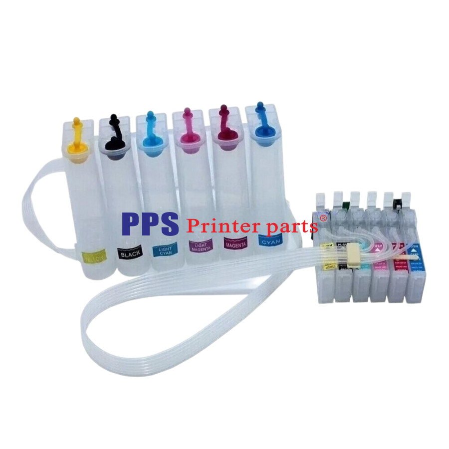 Empty Bulk CISS System T0791 Stylus Photo 1430 1500W 1400 with ARC Chip