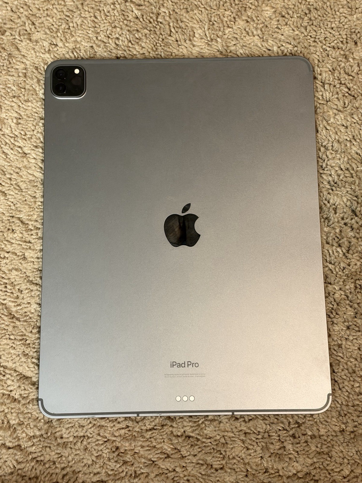 Apple iPad Pro 12.9in 128gb att cellular 6th gen for parts only ”bundle”