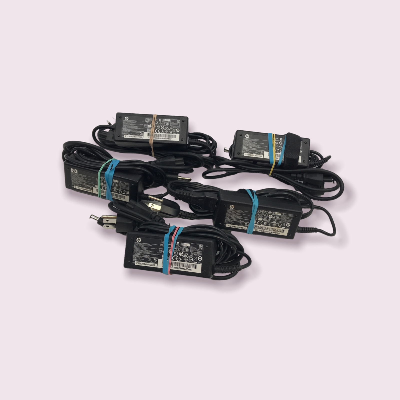 HP Genuine AC Adapter PPP009H 65W 18.5V 3.5A Lot of 5  #L4535
