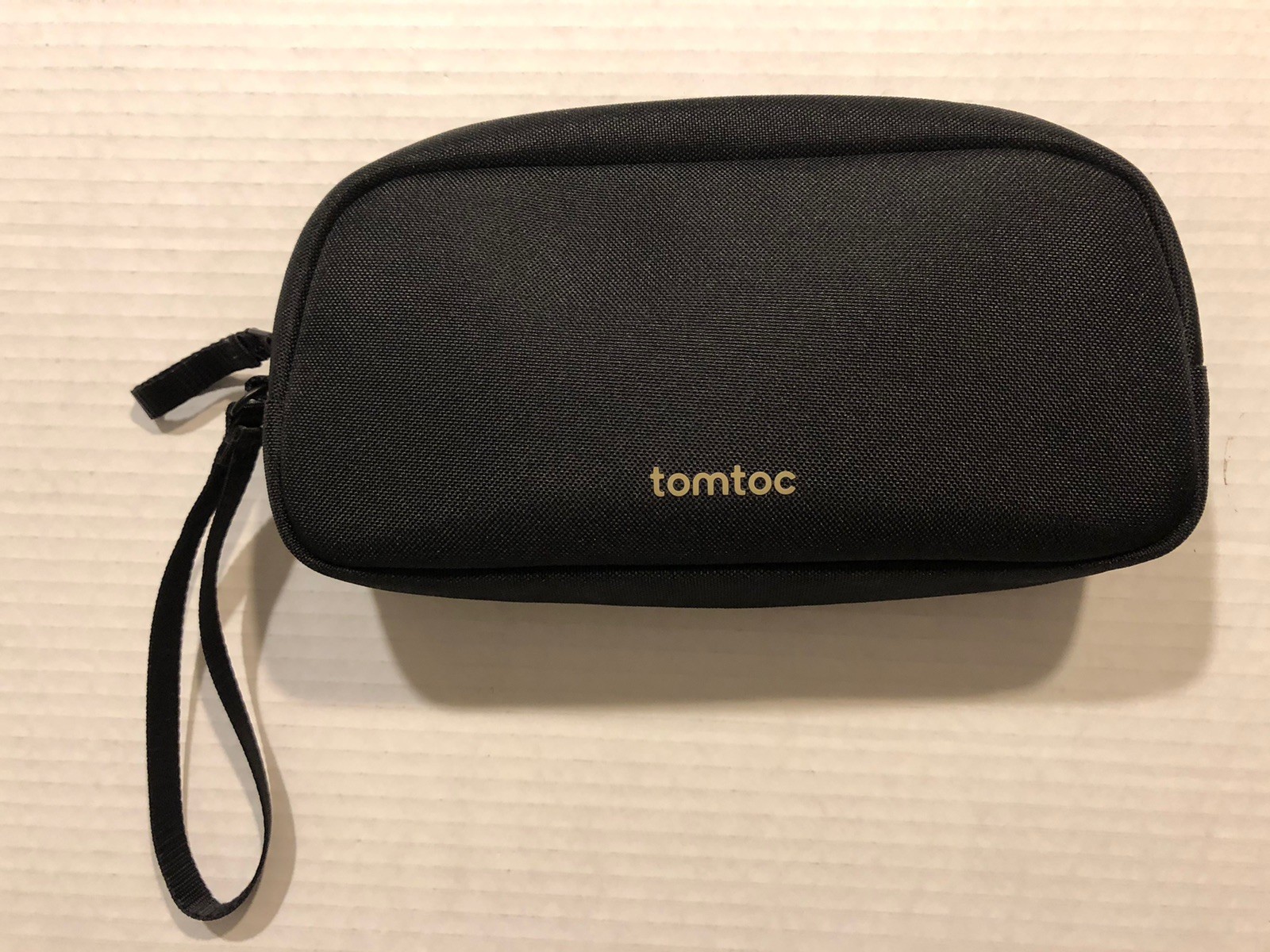 TomToc Bag Light T12 Electronic Accessory Pouch  Light-T12S EDC Tote Black NWOT
