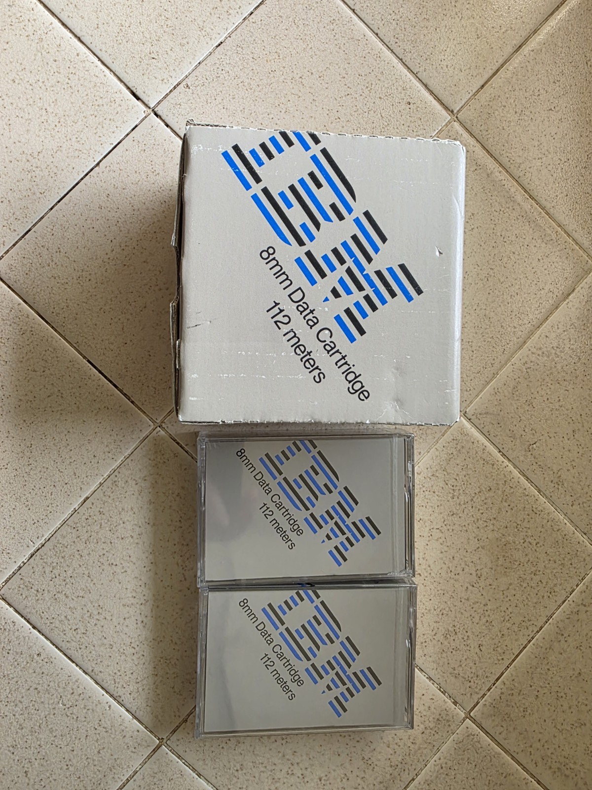 IBM 8MM VIDEO8 HI8 D8 DIGITAL8 DATA8 HEAD CLEANER 12 CLEANINGS  cartridge NEW