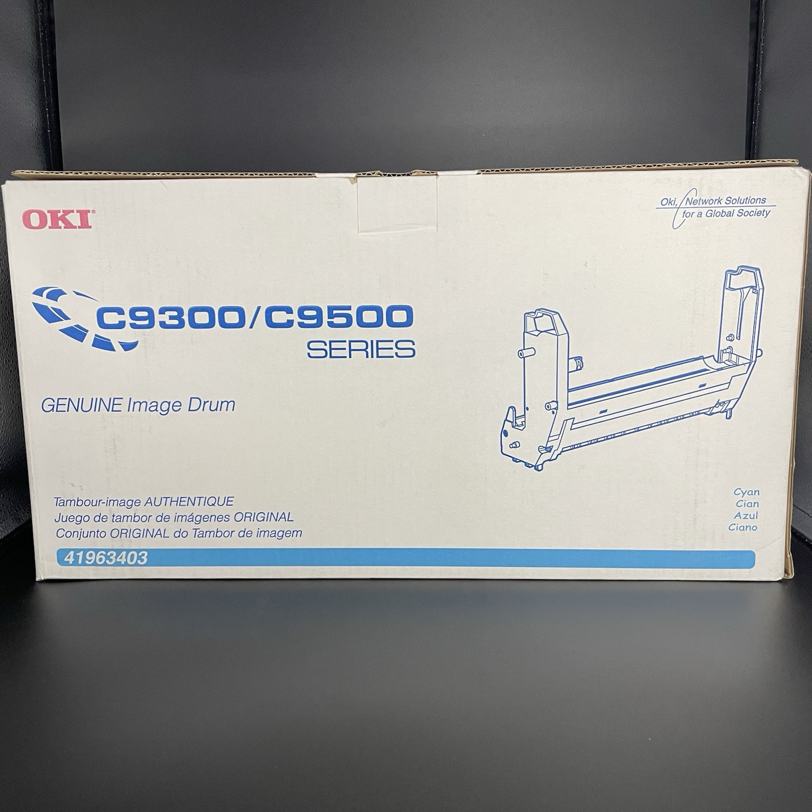 OKI 41963403 Cyan Imaging Drum for C9300 C9500 New