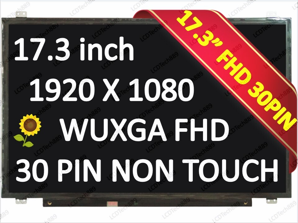 HP Omen 17-W253DX LCD Screen Matte FHD 1920x1080 Display 17.3"