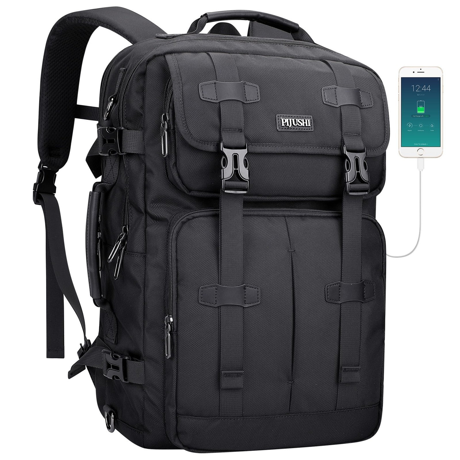 PIJUSHI Carry on Travel Backpack for Women Men Convertible Duffle Bag Flight ...