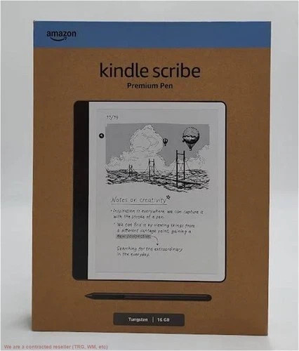Amazon Kindle Scribe 16GB Tungsten Wi-Fi 10.2 Inch w/ Premium Pen NEW SEALED