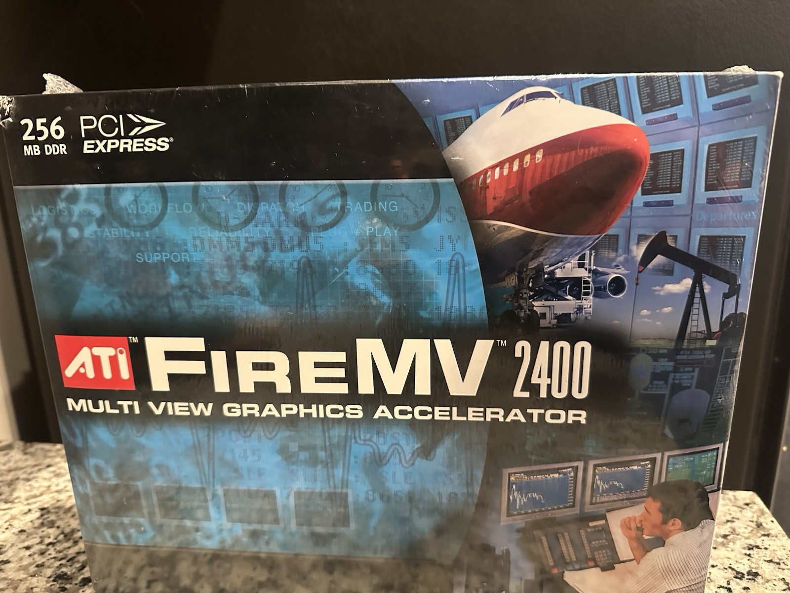 ATI FireMV 2400 PCI BUS 128MB Quad DVI RH NA Graphics Card 100-505130