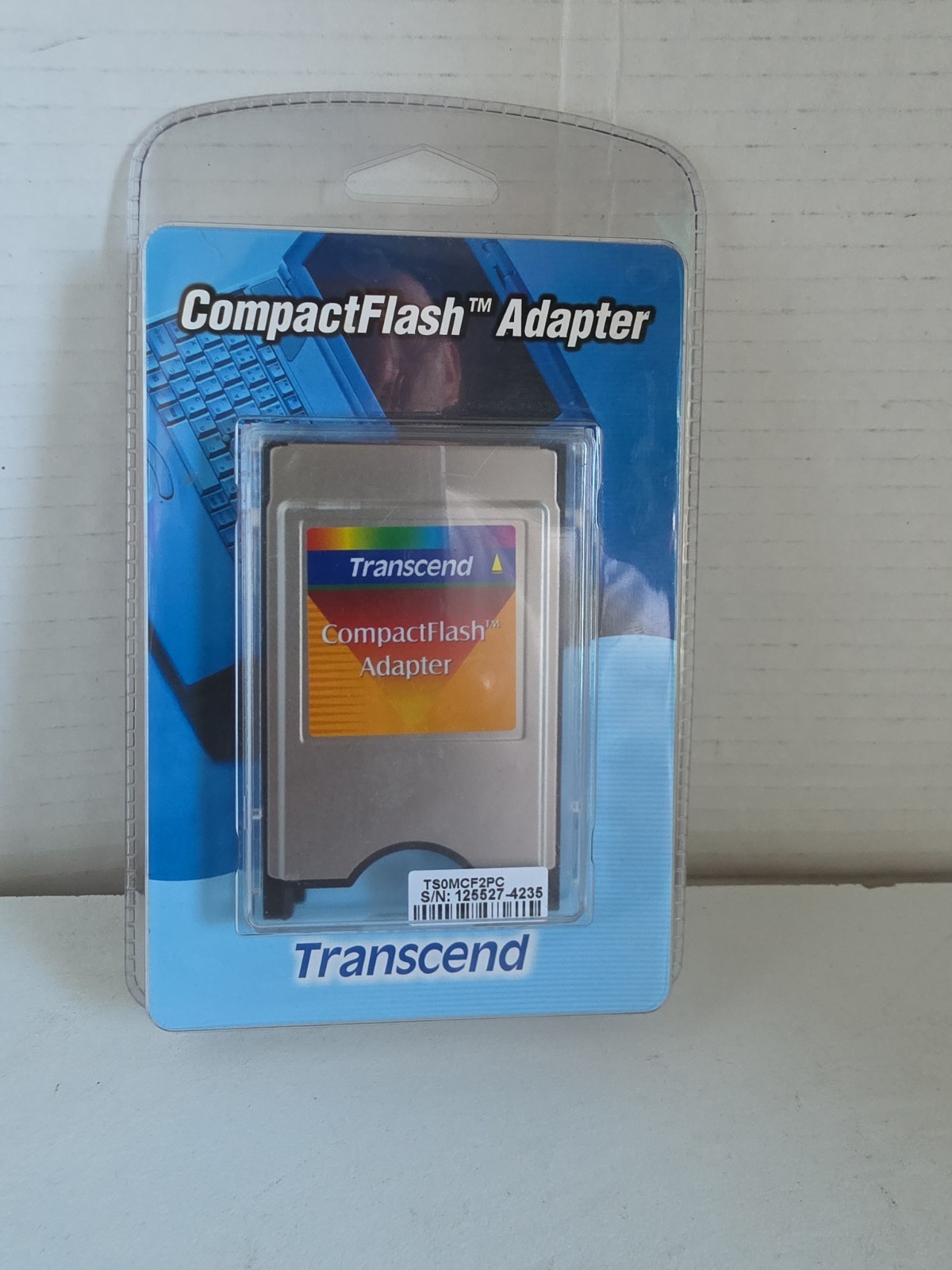 Transcend CompactFlash Adapter TSOMCF2PC NEW in sealed package