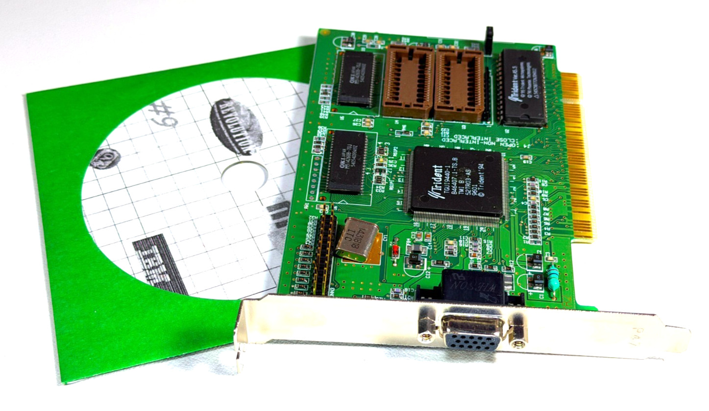 Jaton 8247F/R2 Trident TGUI9440-1 1MB PCI VGA Video Card | DOS/Win9x