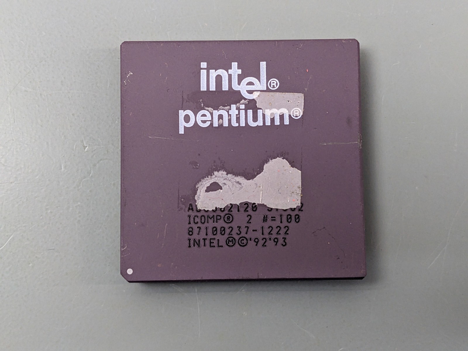 Intel Pentium 120 CPU, Ceramic 120MHz A80502120 SY062 ~ Fully Tested Good
