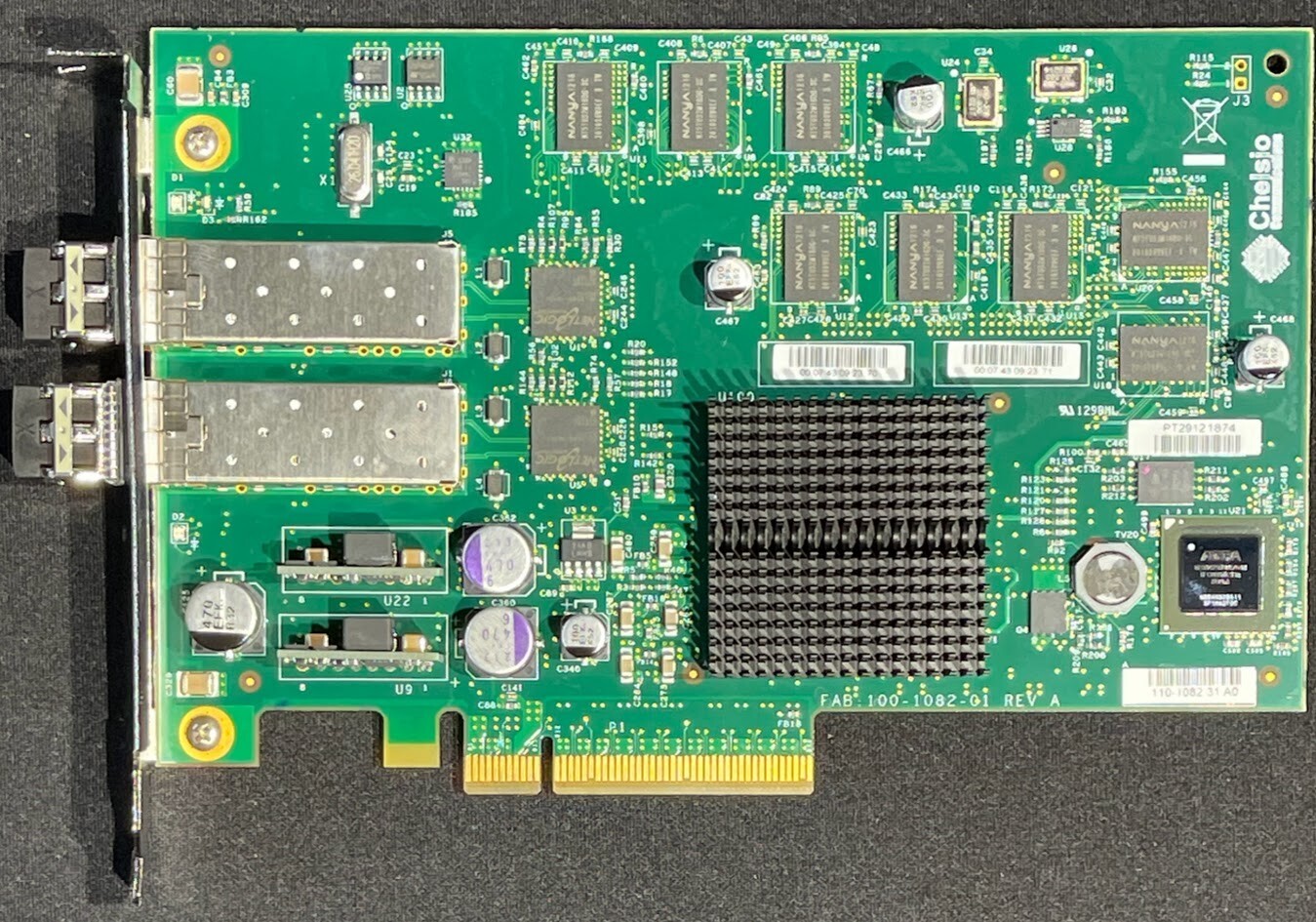 Dell Chelsio iSCSi PCIe 10GB 2-Port X1 Card NEW 42DV1