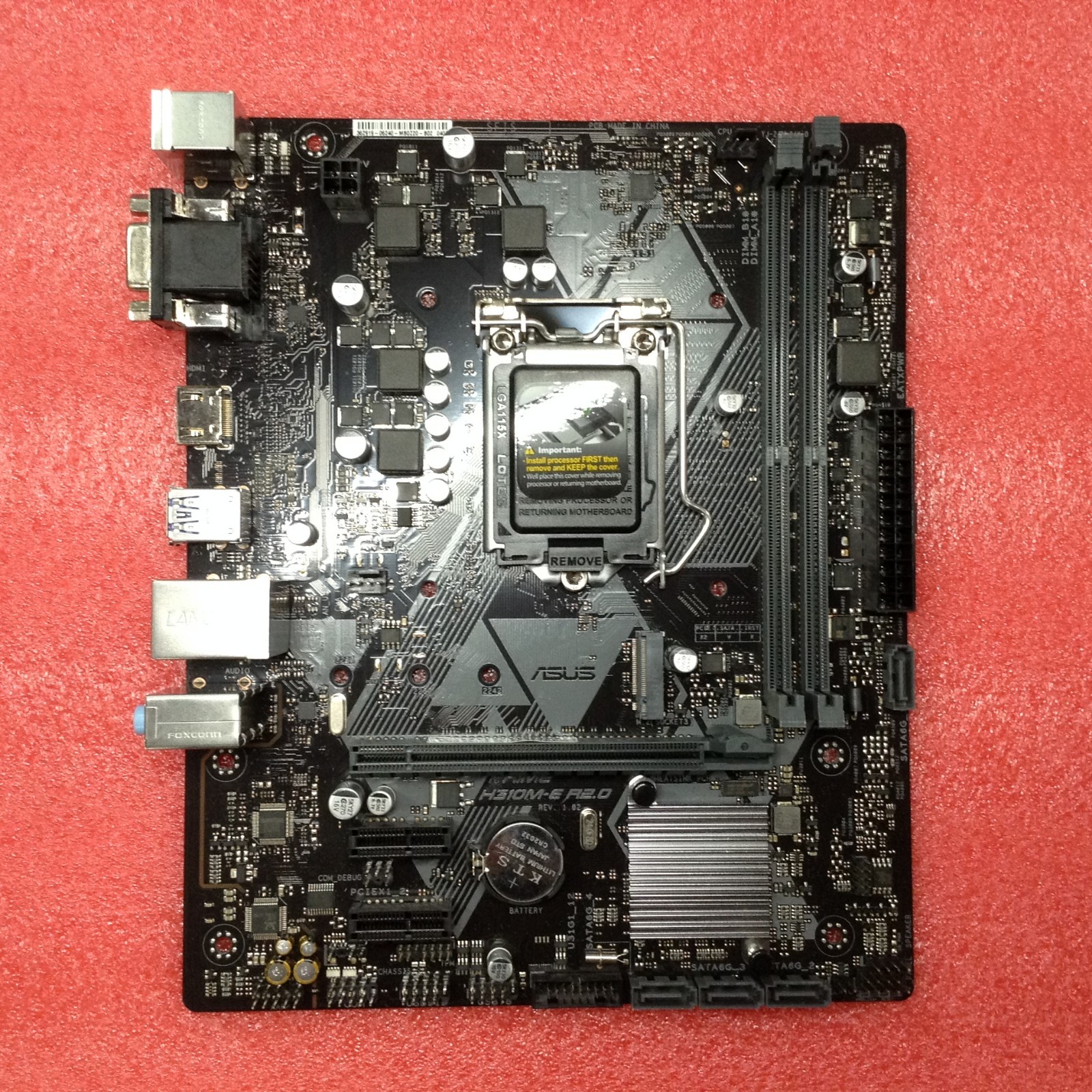 ASUS PRIME H310M-E R2.0 - No I/O, No Accessories