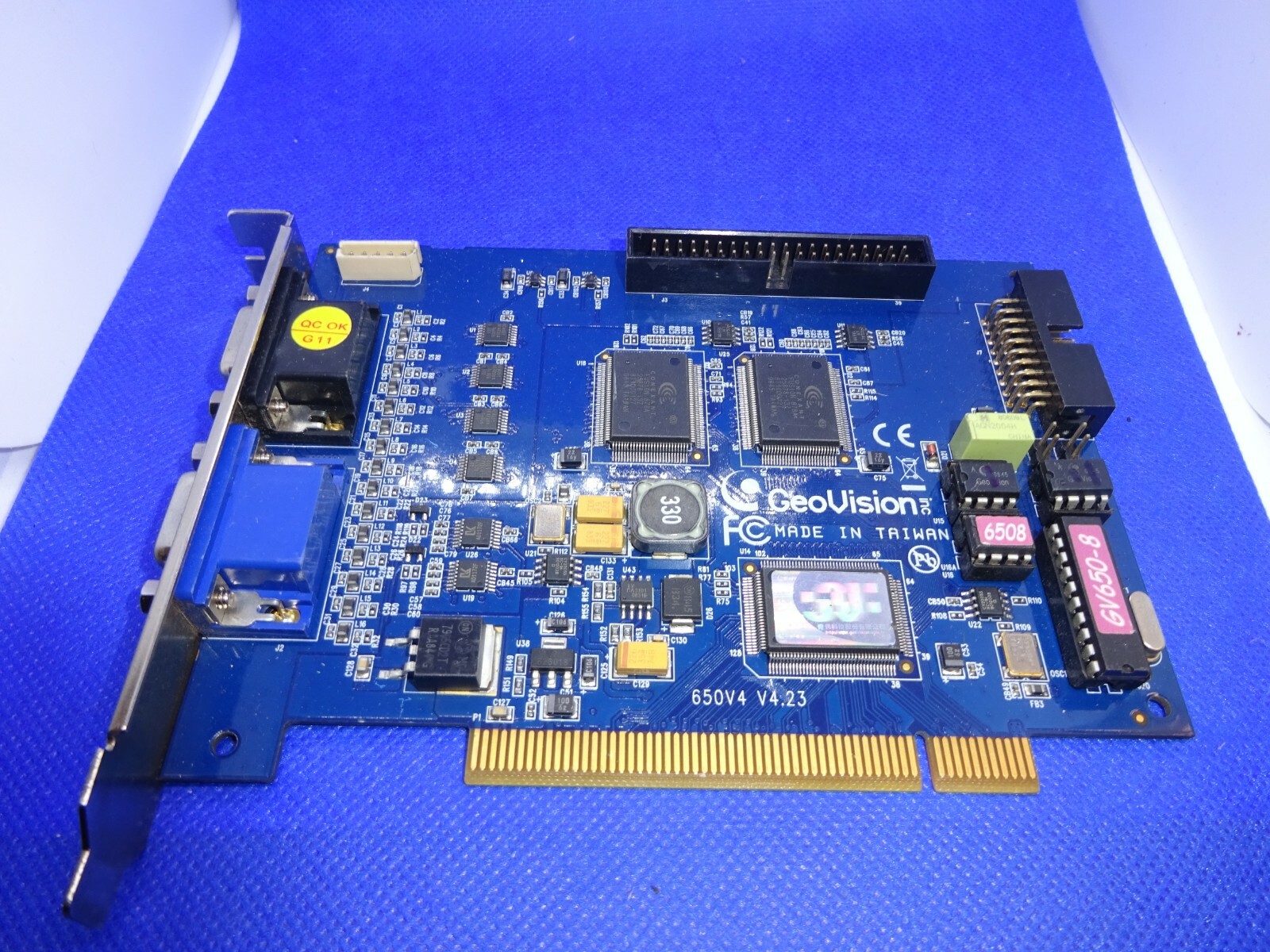 GEO VISION 650V4 V4.23 16 CHANNEL GV DVR CARD PCI # GK666