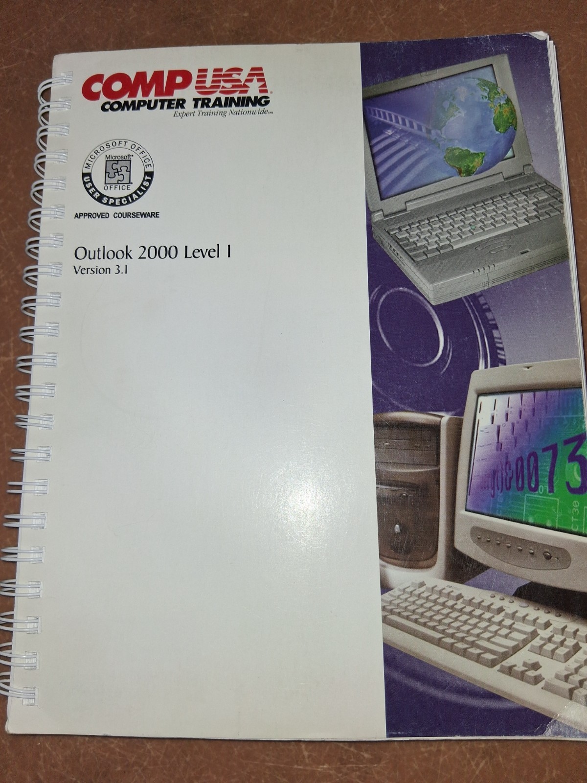 Comp USA computer training outlook 2000 level 1