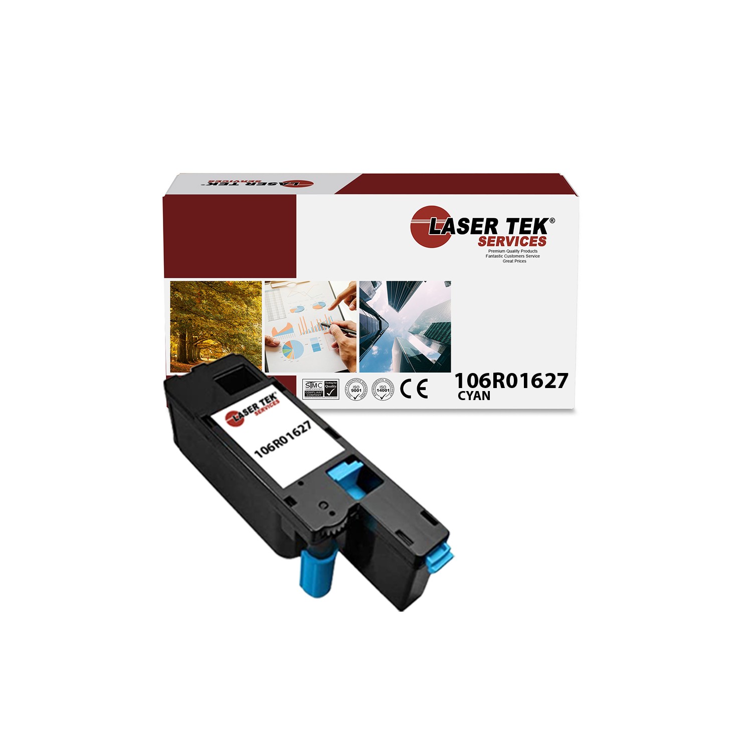 LTS 106R01627 Cyan Compatible for Xerox Phaser 6000 6010 6010N Toner Cartridge