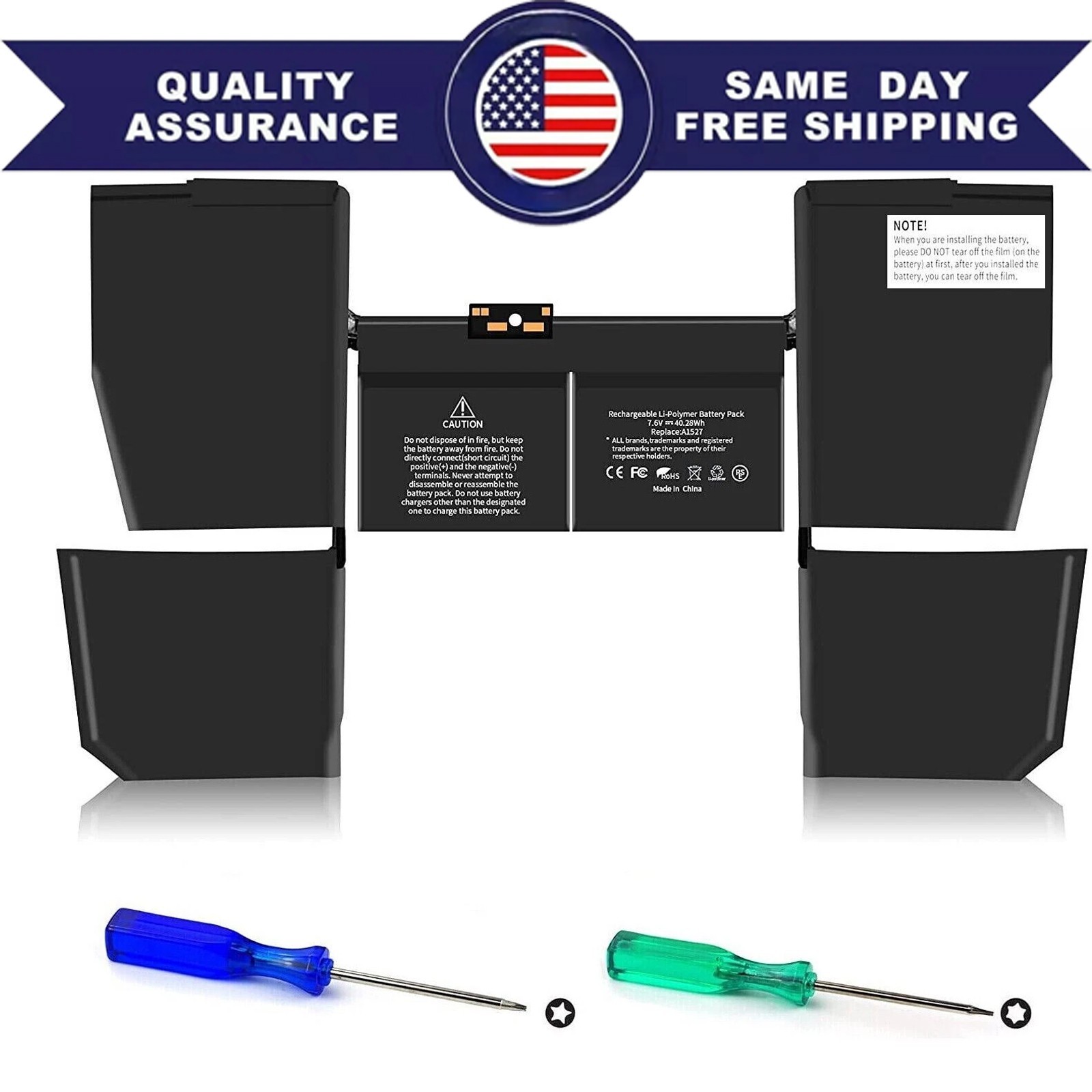 New A1527 A1534 Battery For Apple MacBook 12 A1705 Early 2015 2016 Mid 2017 US