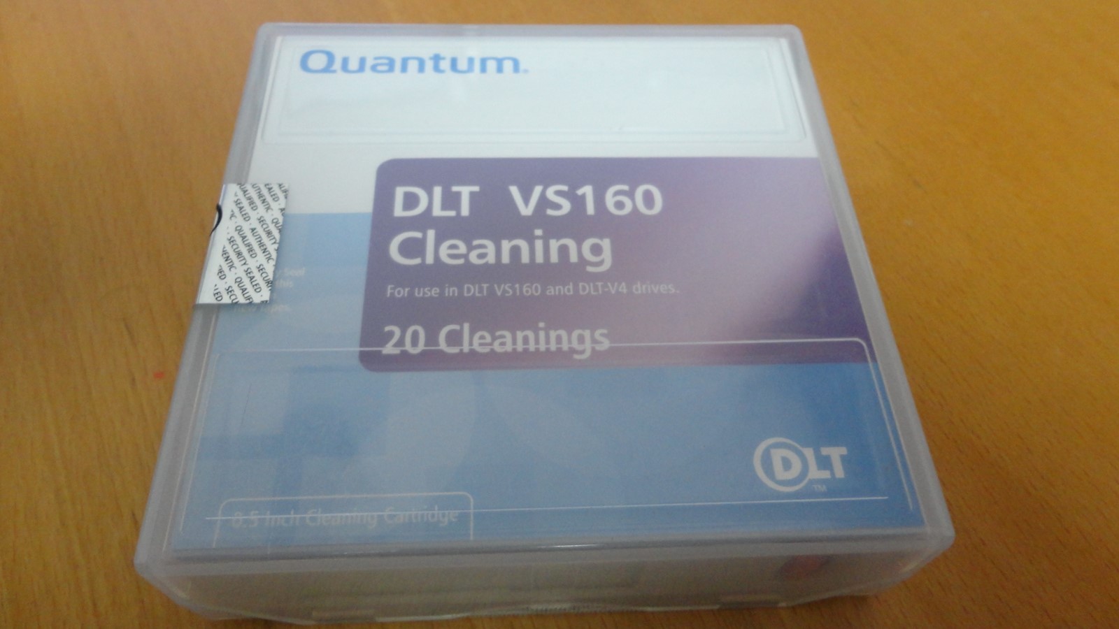 NEW Quantum Sealed DLT VS160 DLT-V4 Cleaning Cartridge 20 cleanings MR-V1CQN-01
