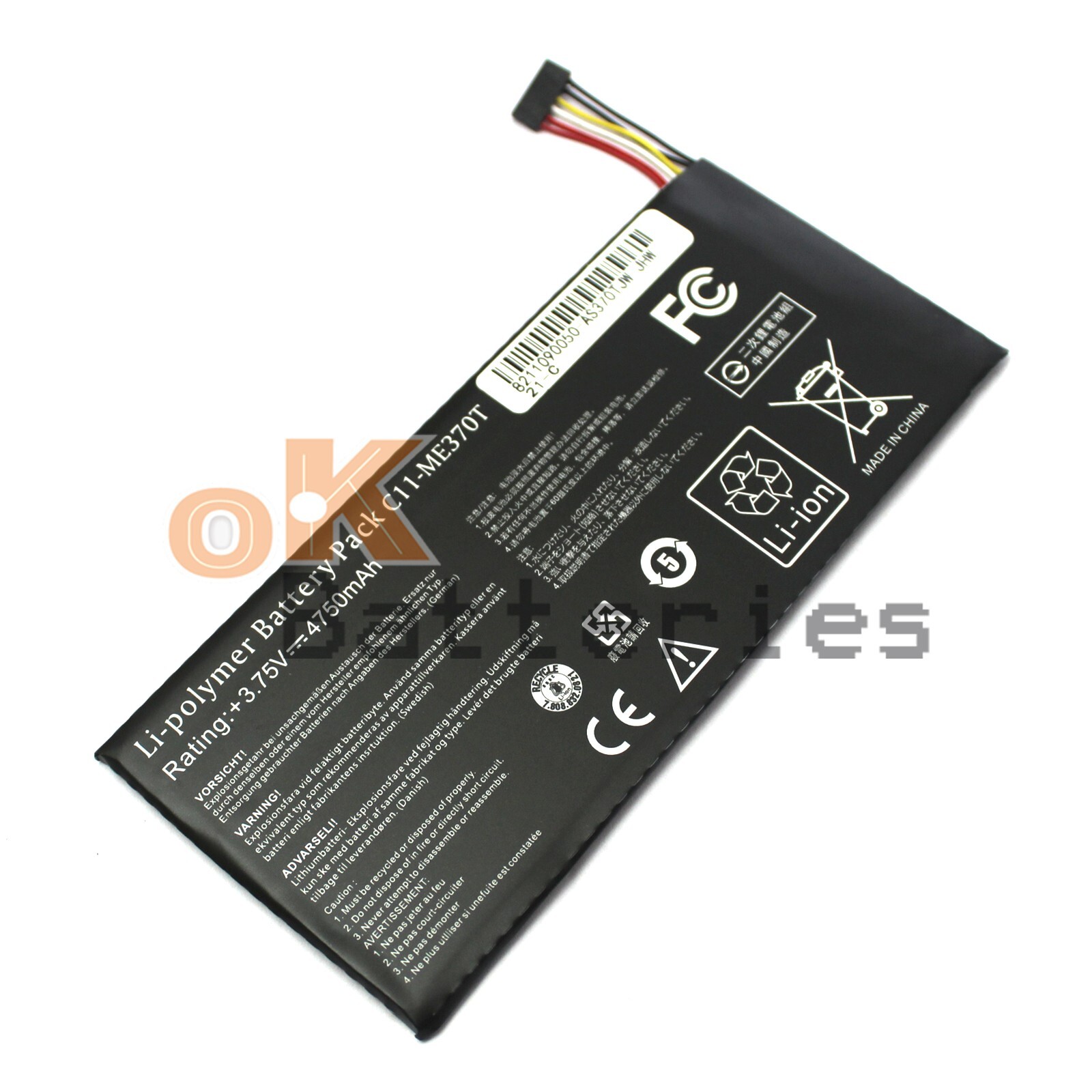 New C11-ME370T Laptop Battery for Google ASUS Nexus 7 1st Gen 2012 Tablet 8GB