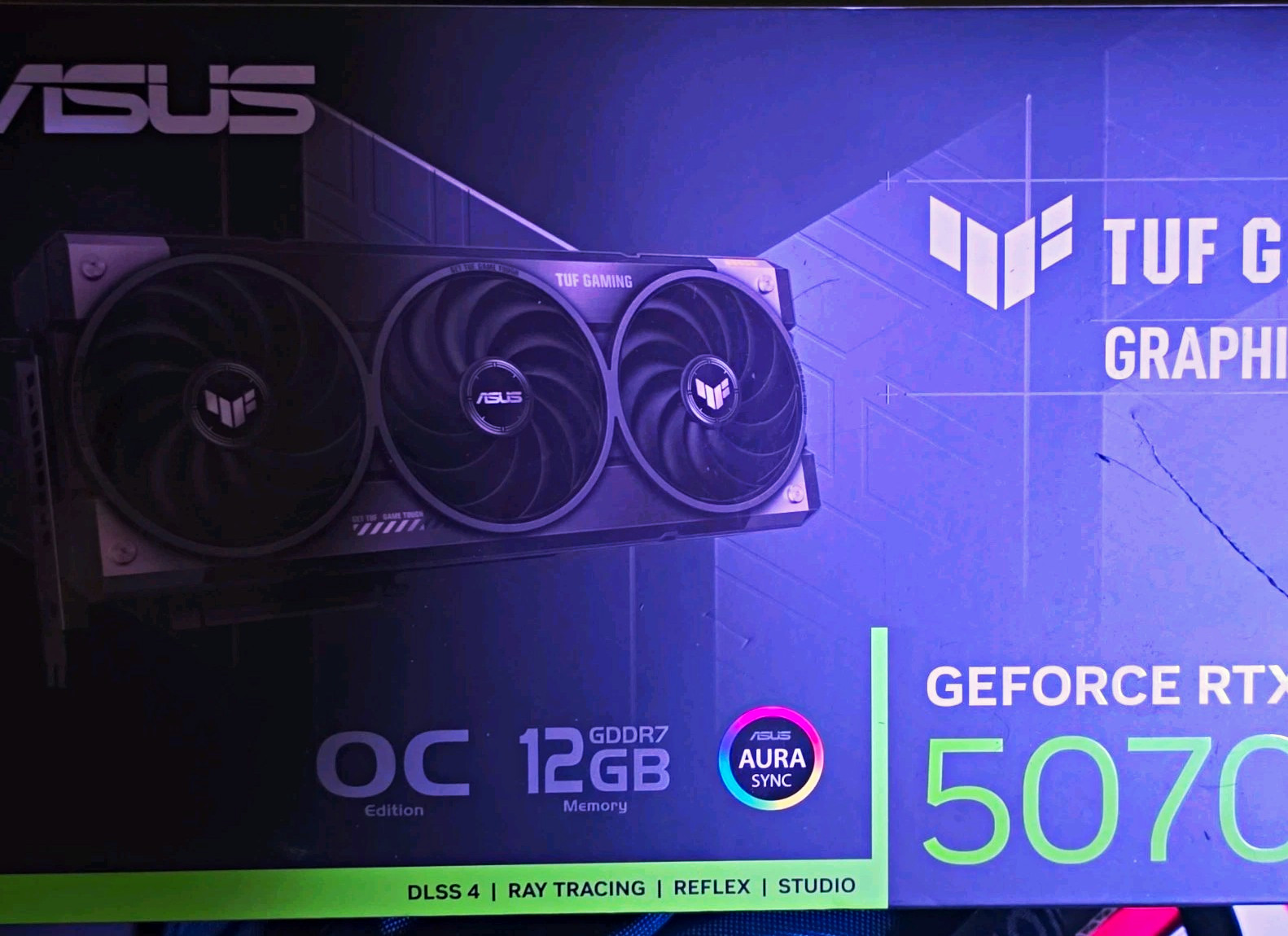 ASUS TUF Gaming GeForce RTX 5070 OC Edition GDDR7 12GB