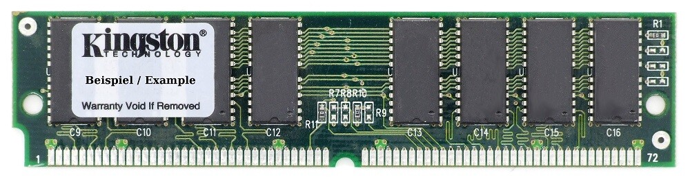 16MB Kit (2x8MB) Kingston PS/2 EDO nP SIMM Memory KTM 7318/16 CE 2015-060.A00 K2