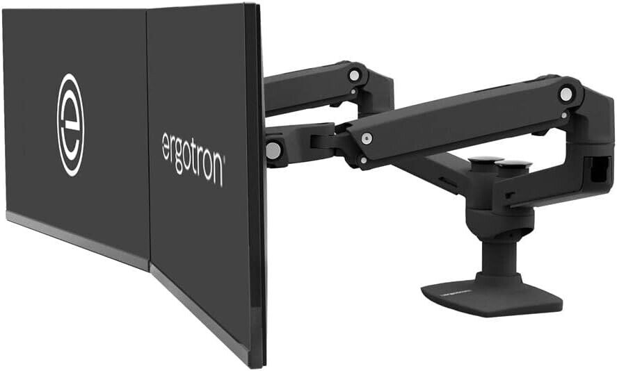 Amazon Dual Monitor Arm, same as Ergotron – LX Dual