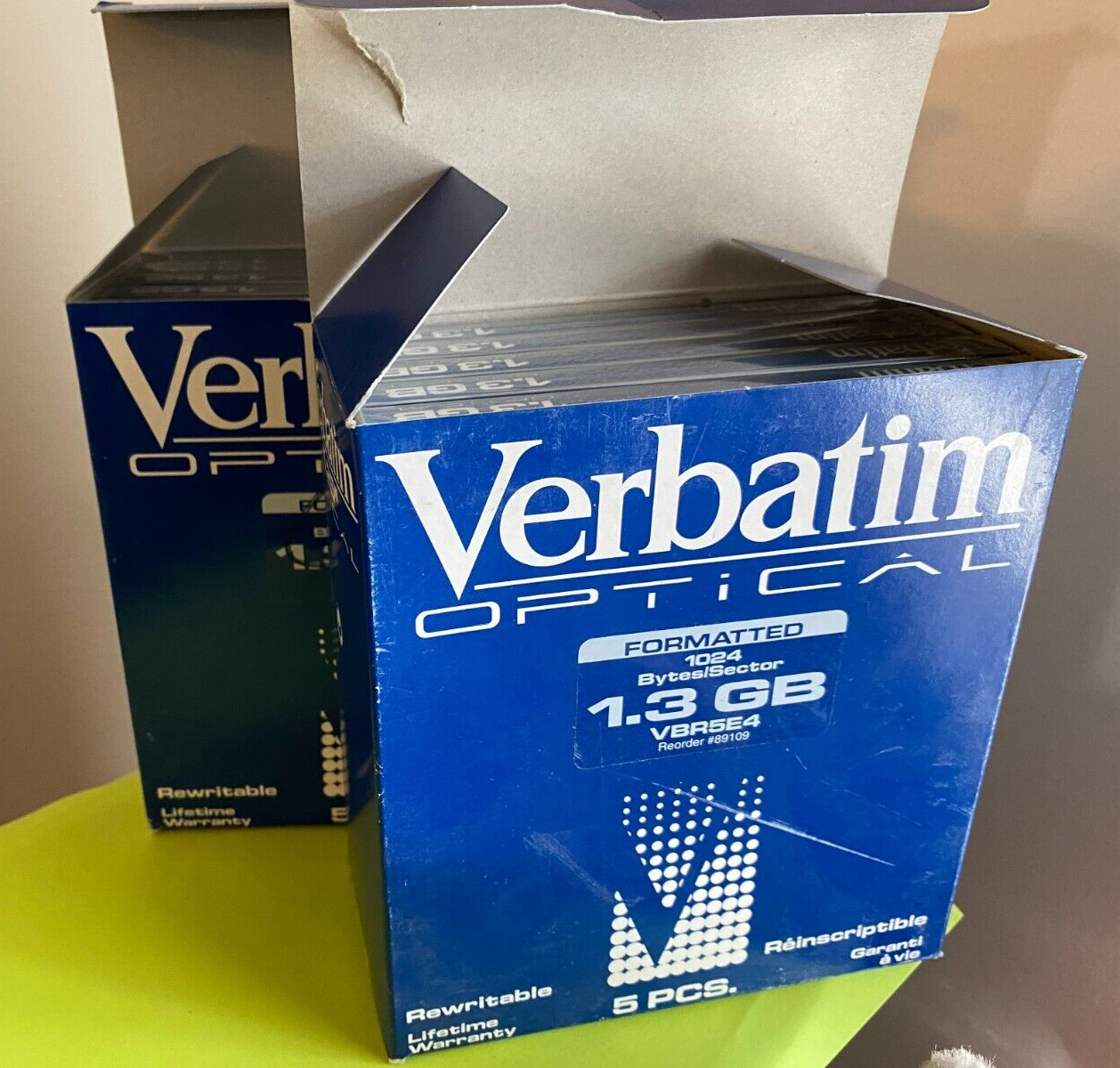 Lot of 10 - Brand new Verbatim VBR5E4 5.25