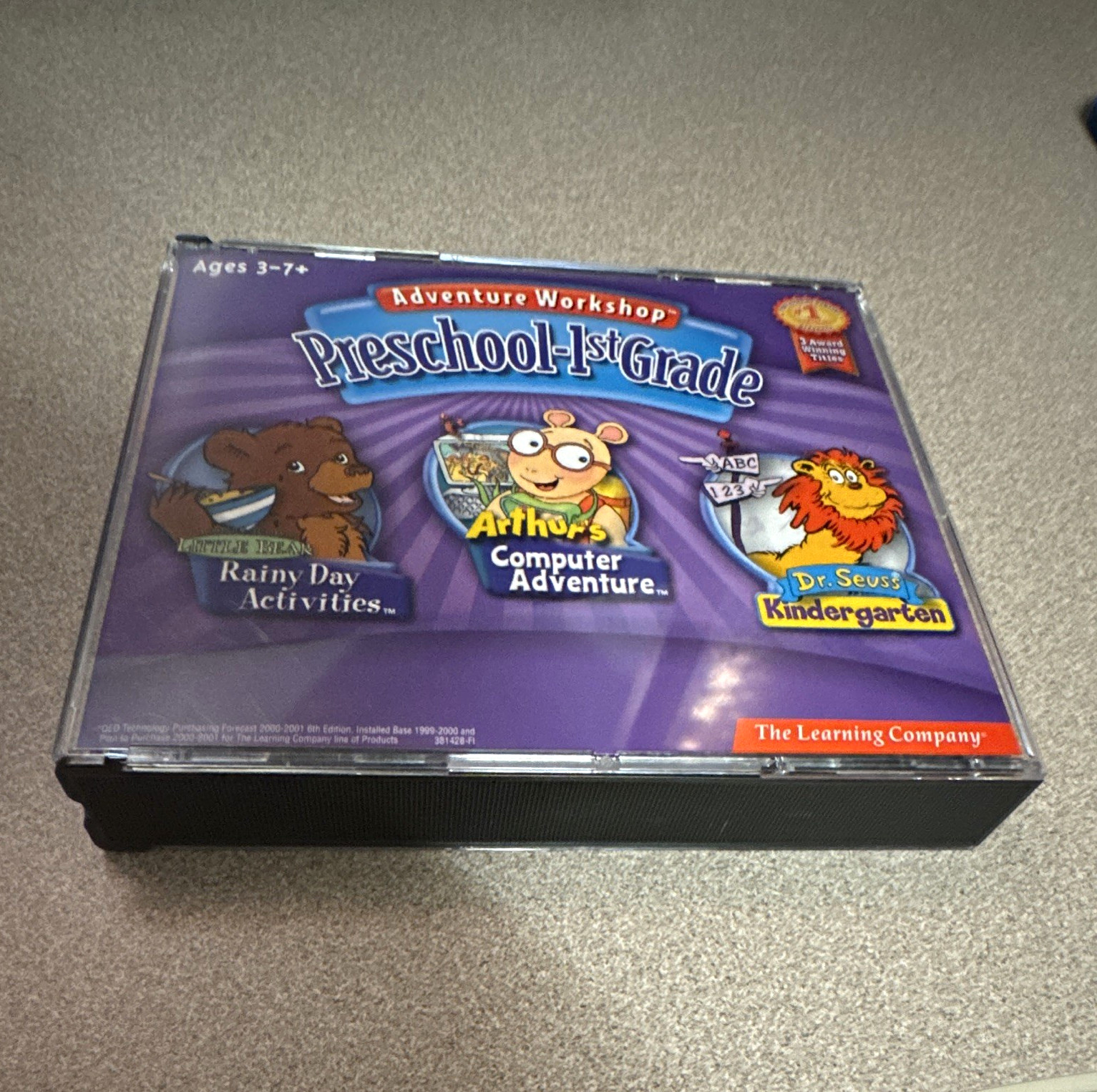 The Learning Company Adventure Workshop Preschool-1st Grade CD-ROM Set Win/Mac