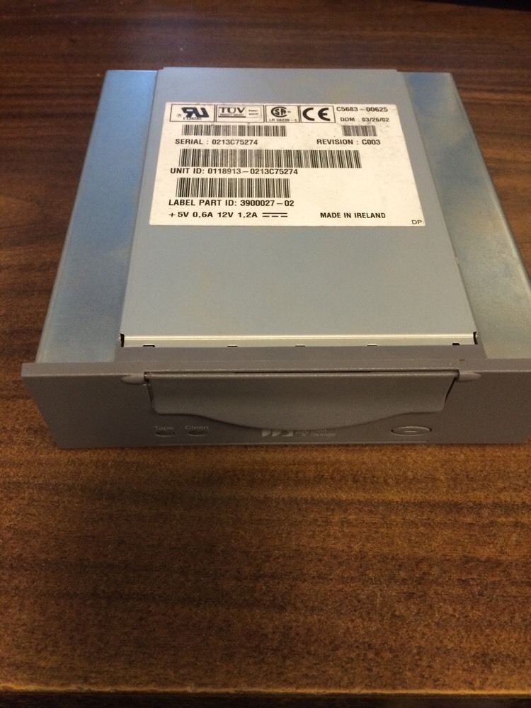 Sun HP DDS4 DAT SCSI Tape Drive 3900027-02