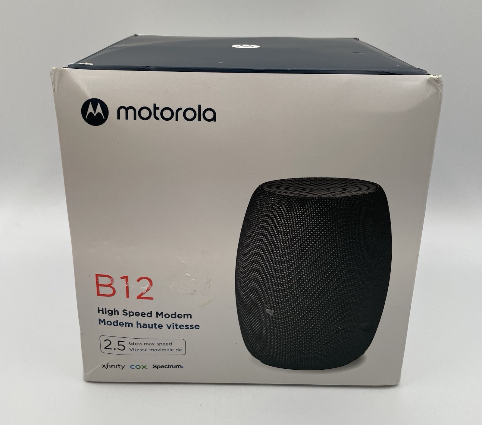 Motorola B12 DOCSIS 3.1 Cable Modem 2.5 Gbps RJ-45 Xfinity/Cox/Spectrum